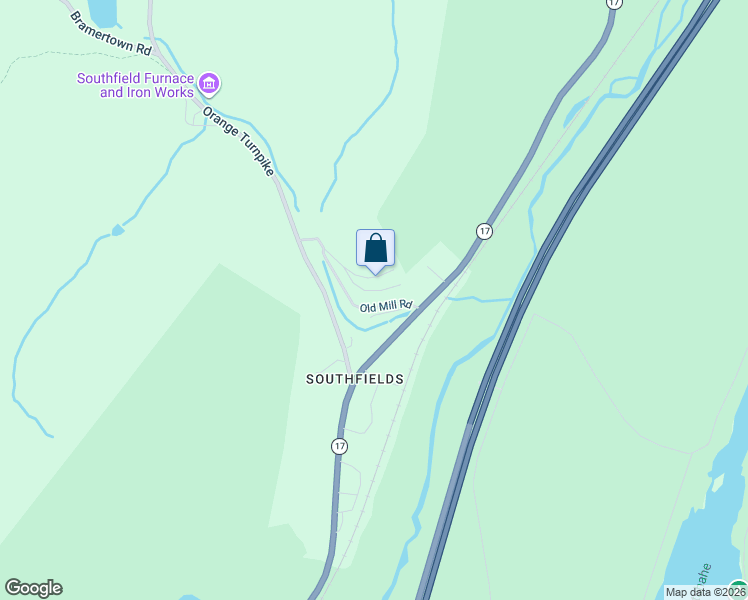 map of restaurants, bars, coffee shops, grocery stores, and more near 406 Old Mill Road in Southfields