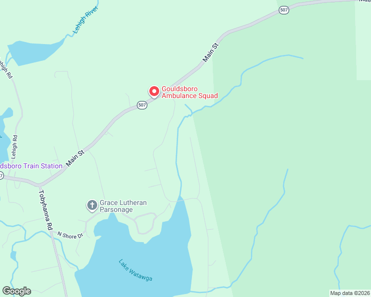 map of restaurants, bars, coffee shops, grocery stores, and more near 48 Hemlock Ln in Wayne