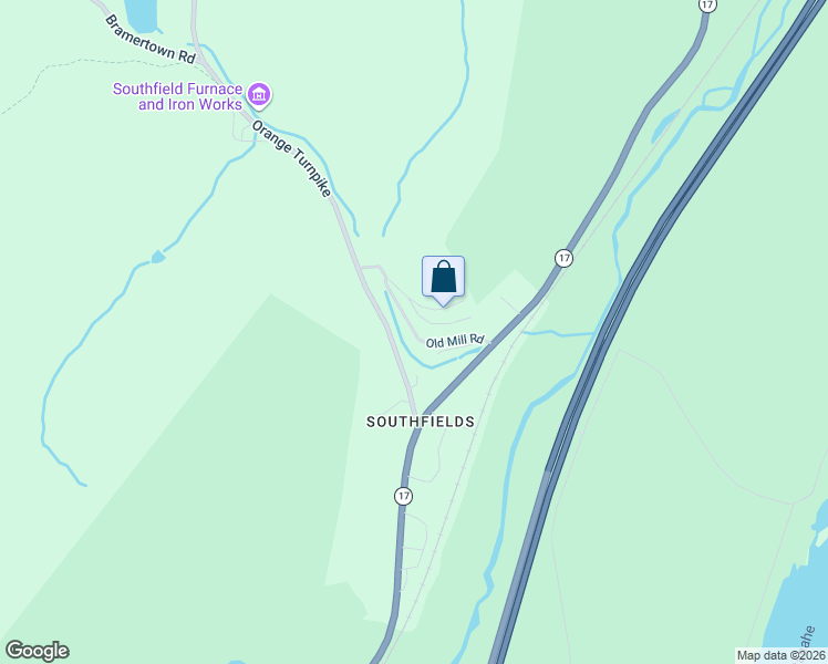 map of restaurants, bars, coffee shops, grocery stores, and more near 204 Old Mill Road in Southfields