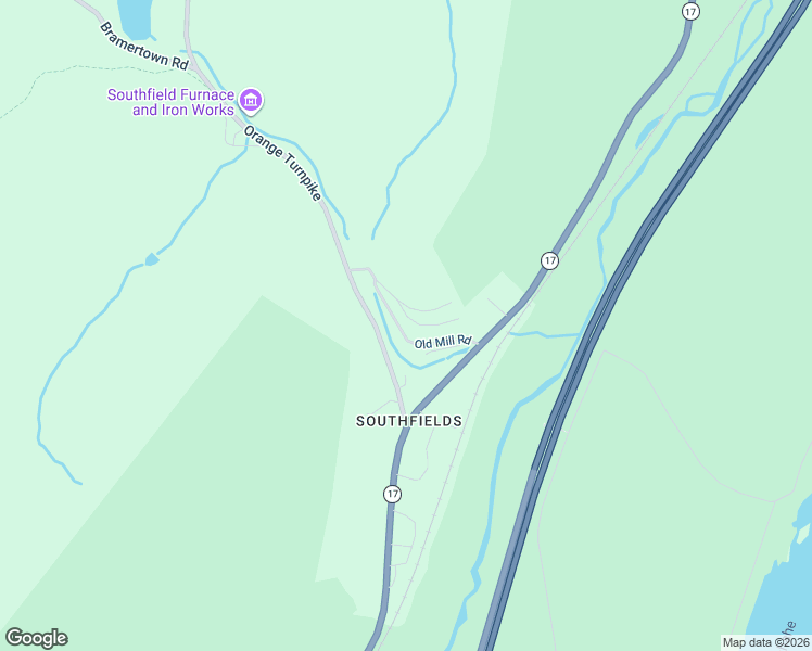 map of restaurants, bars, coffee shops, grocery stores, and more near 204 Old Mill Road in Southfields