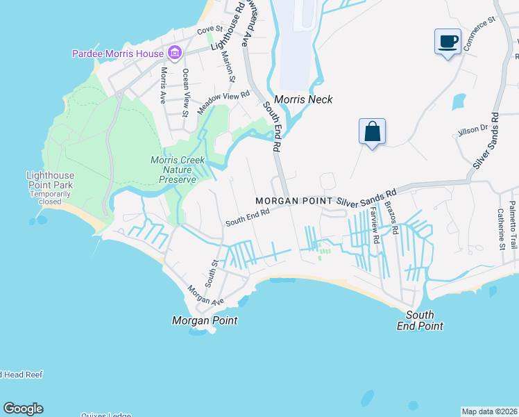 map of restaurants, bars, coffee shops, grocery stores, and more near 8 Stoddard Road in East Haven