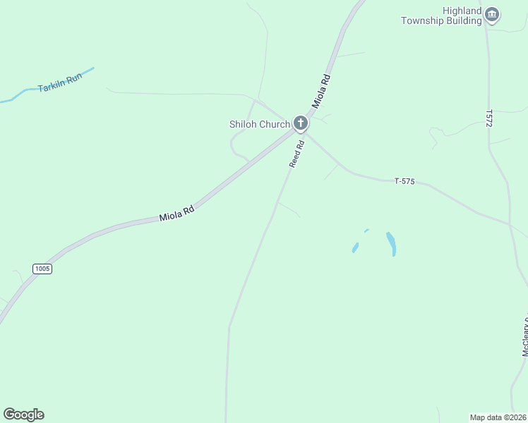 map of restaurants, bars, coffee shops, grocery stores, and more near 857 Reed Road in Clarion