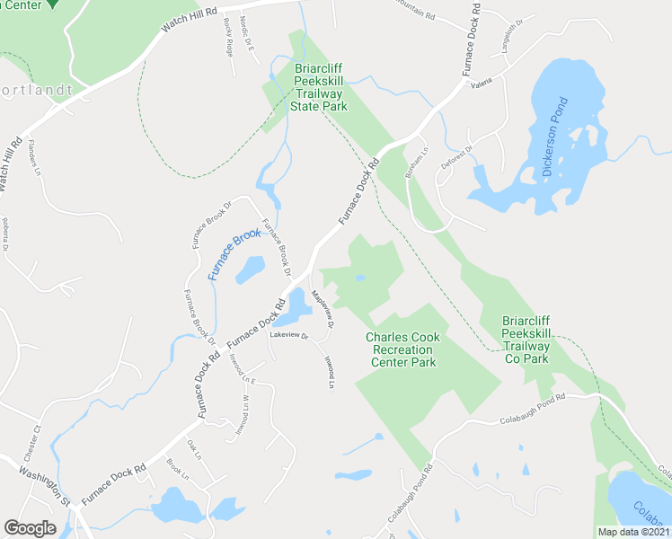 map of restaurants, bars, coffee shops, grocery stores, and more near 2-62 Hillside Drive in Cortlandt