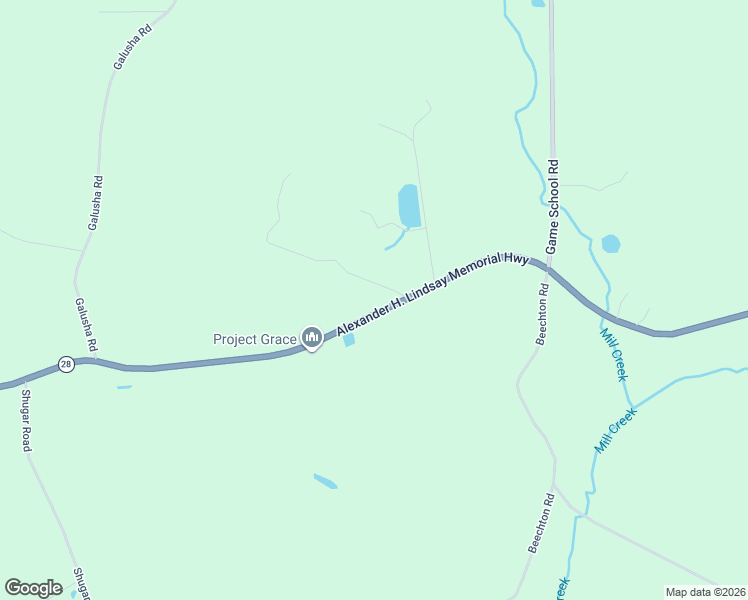 map of restaurants, bars, coffee shops, grocery stores, and more near 13581 Alexander H. Lindsay Memorial Highway in Brockway