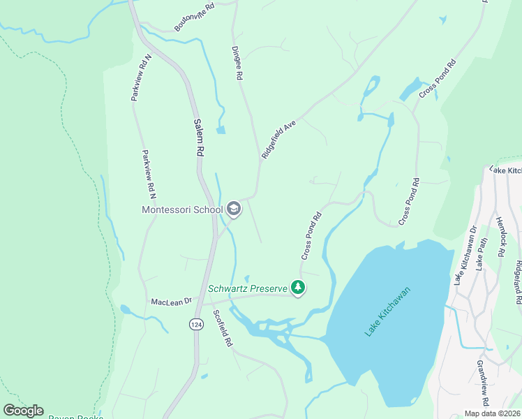 map of restaurants, bars, coffee shops, grocery stores, and more near 17 Highview Road in Pound Ridge