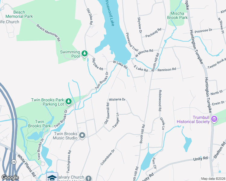 map of restaurants, bars, coffee shops, grocery stores, and more near 34 Old Sawmill Road in Trumbull