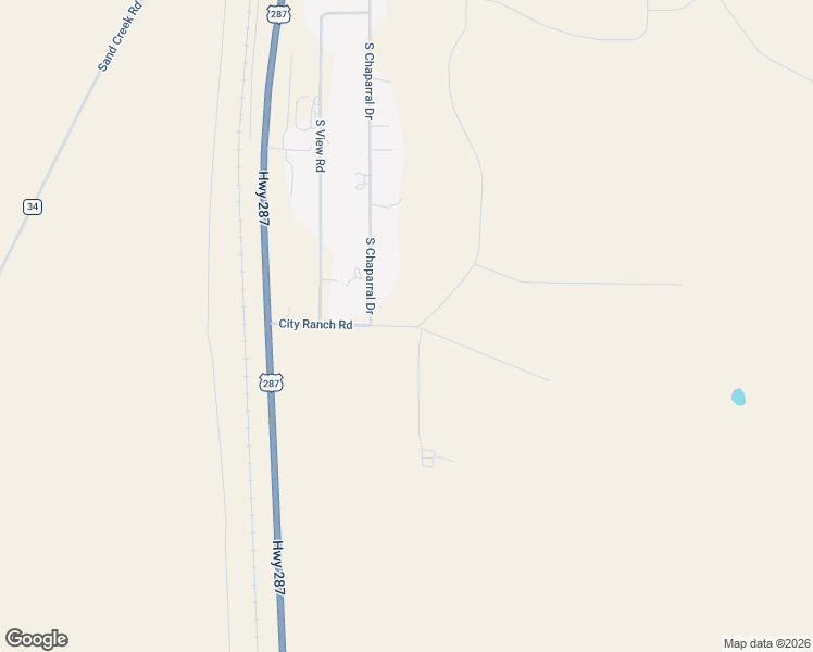 map of restaurants, bars, coffee shops, grocery stores, and more near City Ranch Road in Albany County