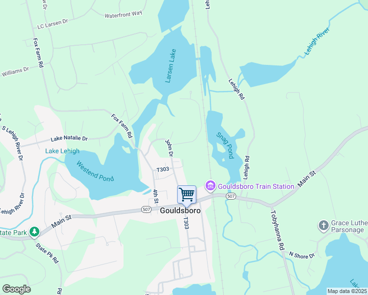 map of restaurants, bars, coffee shops, grocery stores, and more near 22 Louis Lane in Gouldsboro