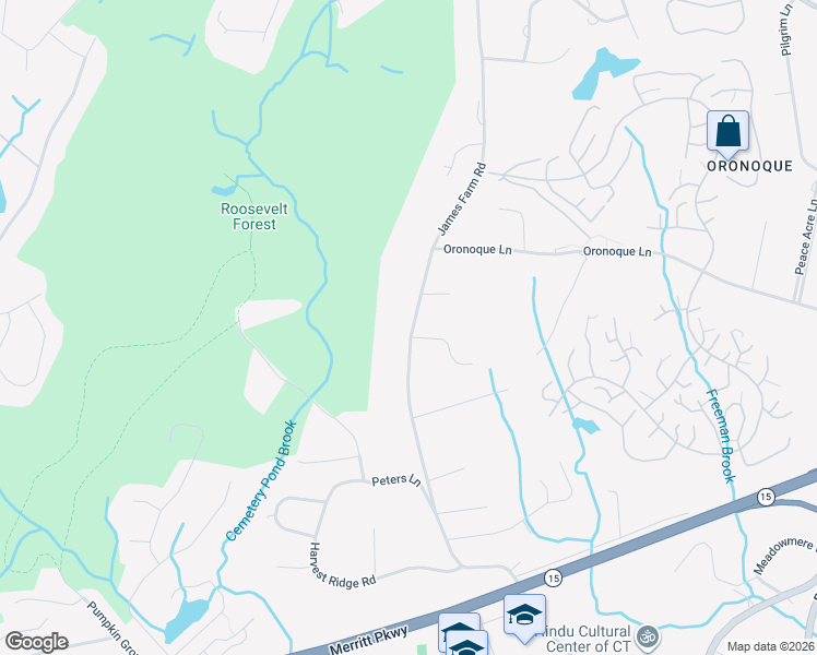 map of restaurants, bars, coffee shops, grocery stores, and more near 875 James Farm Road in Stratford