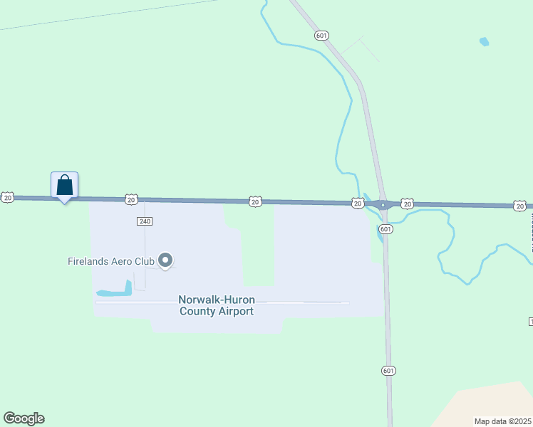 map of restaurants, bars, coffee shops, grocery stores, and more near 1163 U.S. 20 in Norwalk