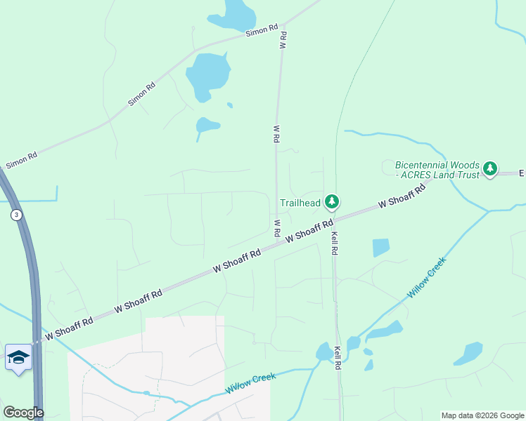 map of restaurants, bars, coffee shops, grocery stores, and more near 807 Cascata Trail in Huntertown