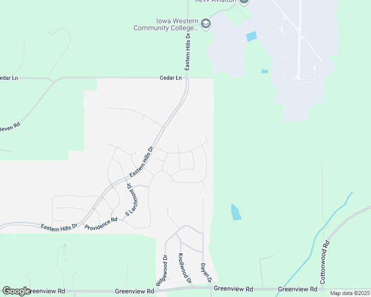 map of restaurants, bars, coffee shops, grocery stores, and more near 1070 Deveron Drive in Council Bluffs