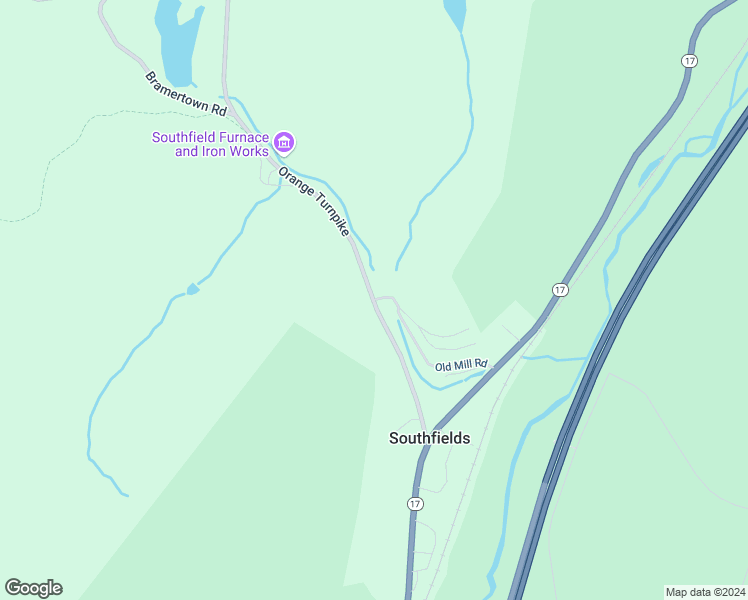 map of restaurants, bars, coffee shops, grocery stores, and more near 302 Old Mill Road in Southfields