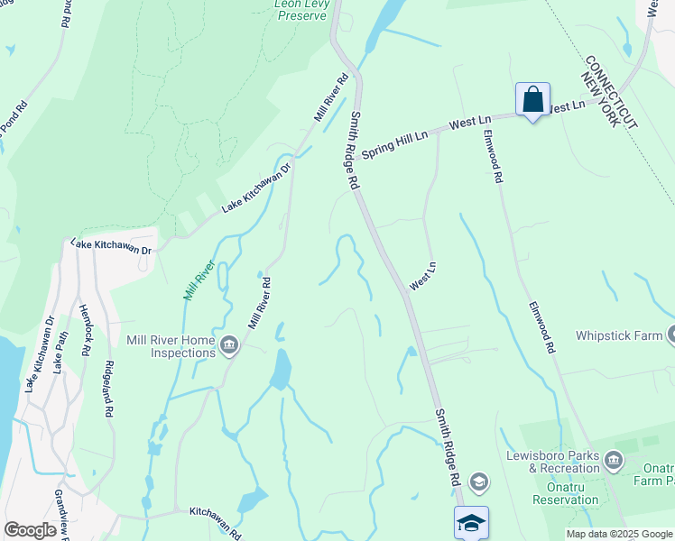 map of restaurants, bars, coffee shops, grocery stores, and more near 4 Millstone Lane in South Salem