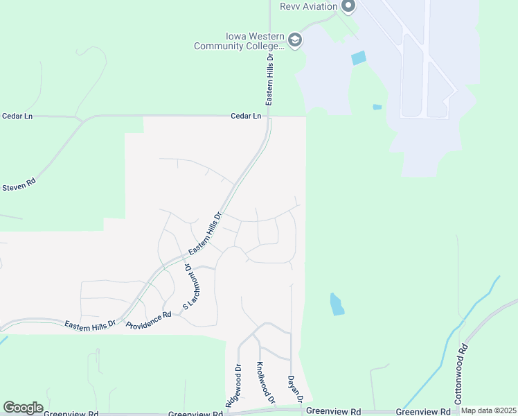map of restaurants, bars, coffee shops, grocery stores, and more near 1070 Deveron Drive in Council Bluffs