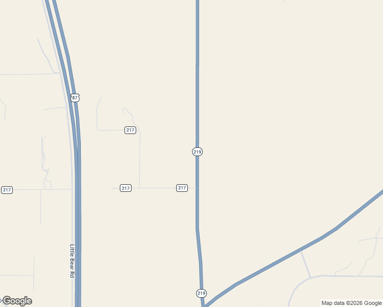 map of restaurants, bars, coffee shops, grocery stores, and more near 1734 Highway 219 in Cheyenne