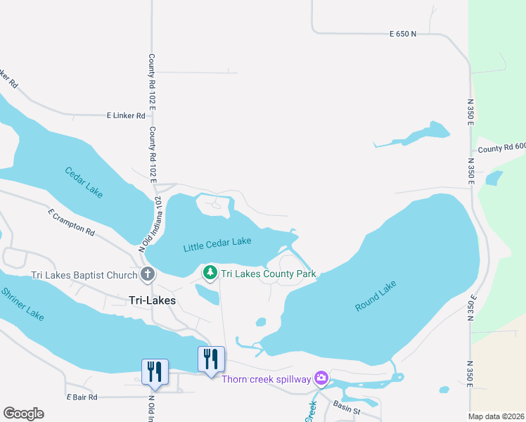 map of restaurants, bars, coffee shops, grocery stores, and more near 2711-3025 E Stalf Rd in Columbia City