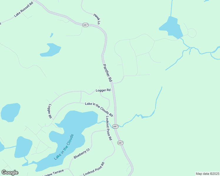 map of restaurants, bars, coffee shops, grocery stores, and more near 101 Logger Road in Pike County