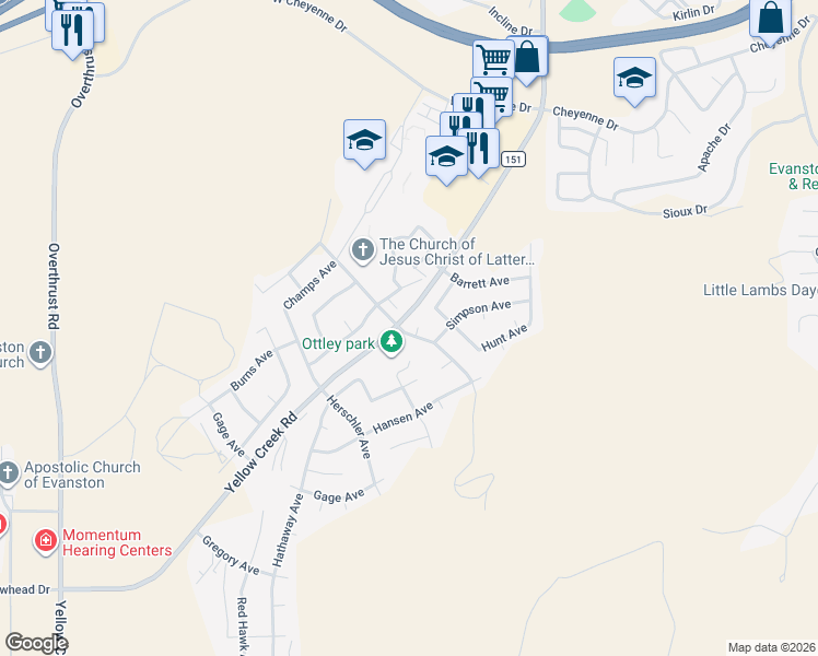 map of restaurants, bars, coffee shops, grocery stores, and more near 172 Morgan Circle in Evanston