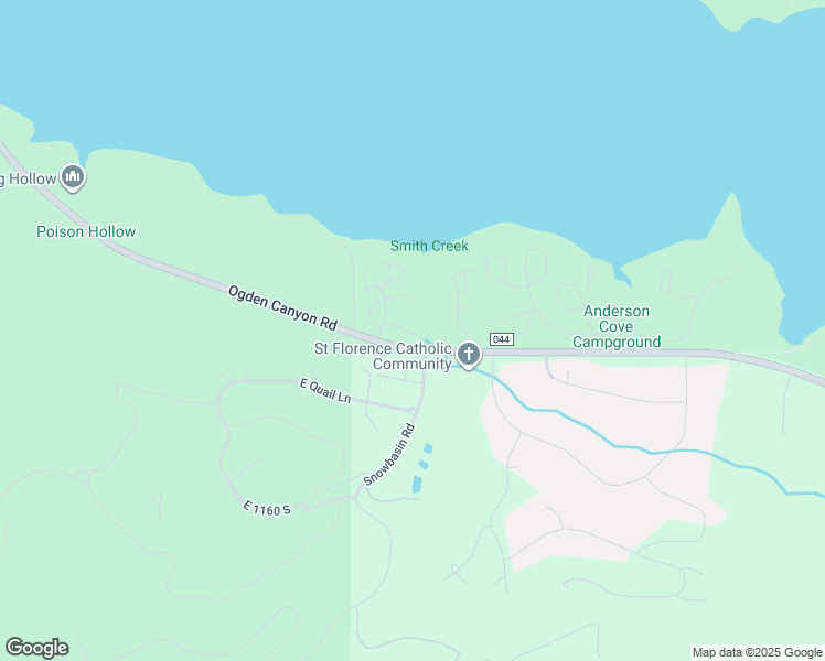 map of restaurants, bars, coffee shops, grocery stores, and more near 6394 East 850 South in Huntsville