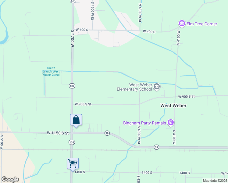 map of restaurants, bars, coffee shops, grocery stores, and more near 800 24th Street in Ogden