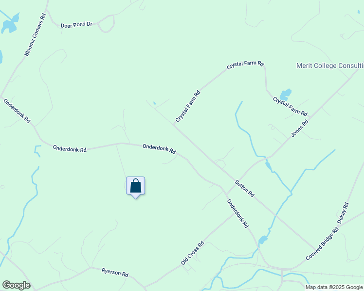 map of restaurants, bars, coffee shops, grocery stores, and more near 64 Onderdonk Road in Warwick