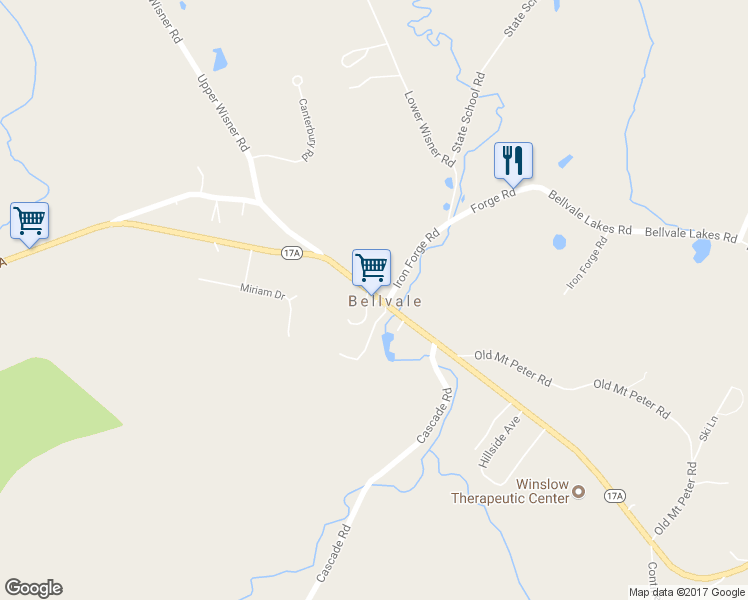 map of restaurants, bars, coffee shops, grocery stores, and more near in Bellvale