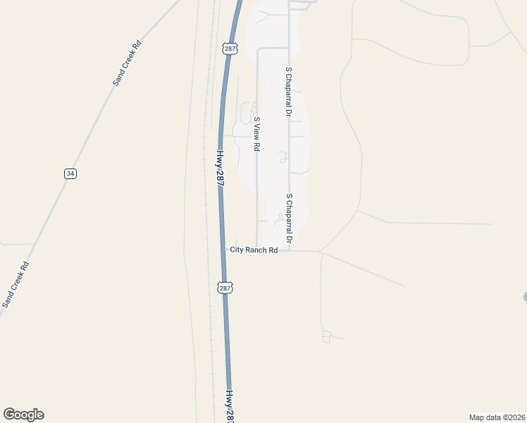 map of restaurants, bars, coffee shops, grocery stores, and more near 5996-6098 South Chaparral Drive in Laramie