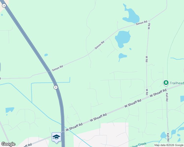 map of restaurants, bars, coffee shops, grocery stores, and more near 18002 Faylor Drive in Huntertown