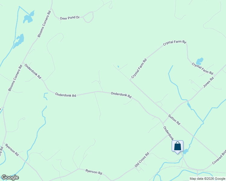 map of restaurants, bars, coffee shops, grocery stores, and more near 74 Onderdonk Road in Warwick