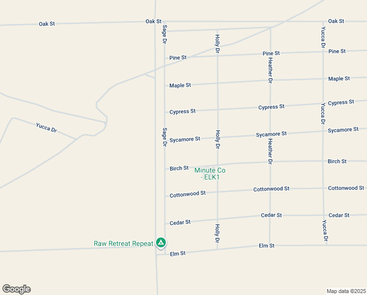 map of restaurants, bars, coffee shops, grocery stores, and more near Sycamore Street in Montello