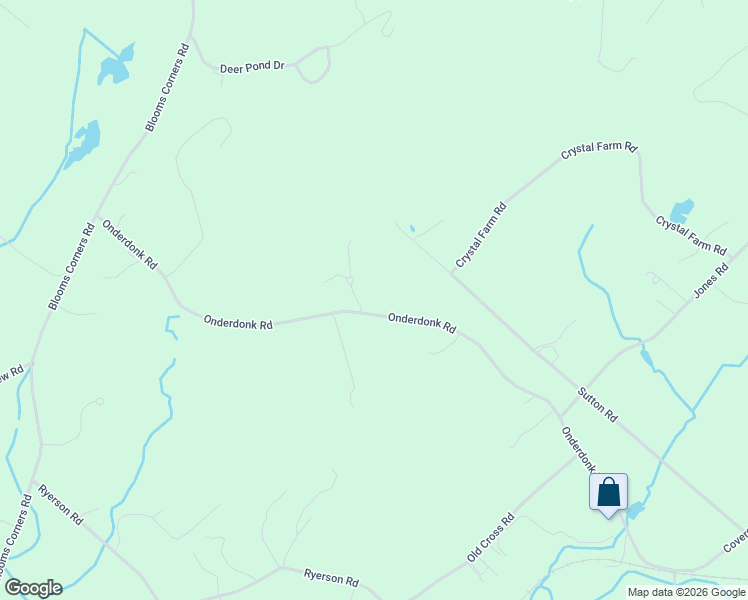 map of restaurants, bars, coffee shops, grocery stores, and more near 74 Onderdonk Road in Warwick