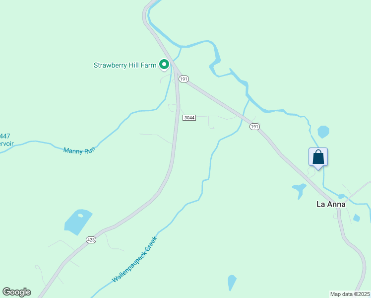 map of restaurants, bars, coffee shops, grocery stores, and more near 746 Carlton Road in Tobyhanna