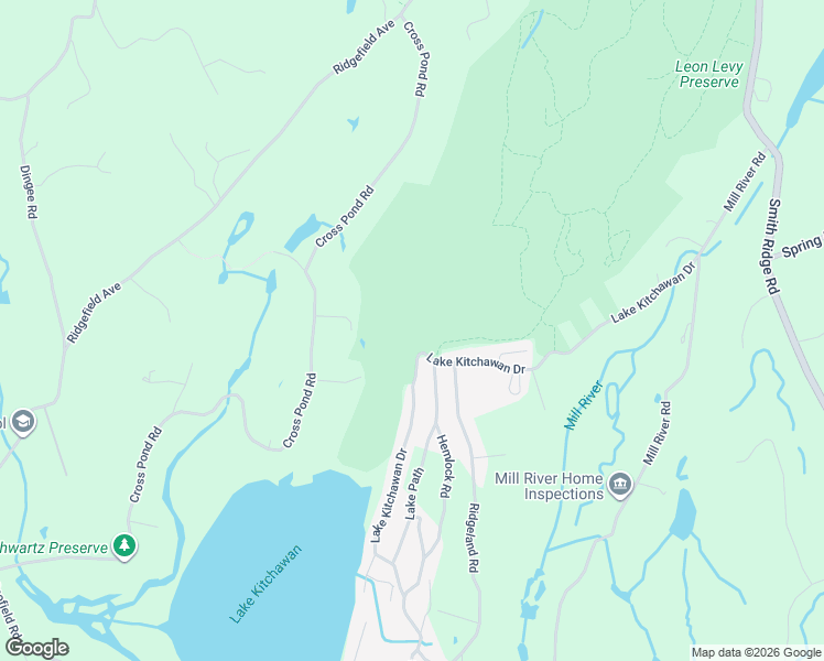 map of restaurants, bars, coffee shops, grocery stores, and more near 96 Lake Kitchawan Drive in South Salem