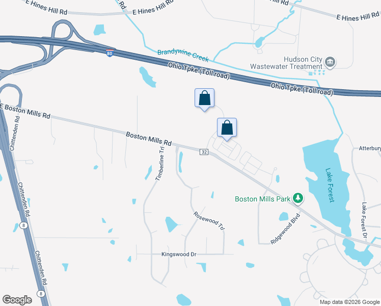 map of restaurants, bars, coffee shops, grocery stores, and more near 690 Boston Mills Road in Hudson