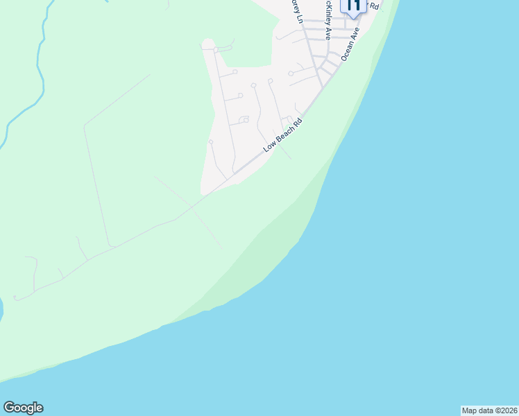 map of restaurants, bars, coffee shops, grocery stores, and more near 40 Low Beach Road in Nantucket