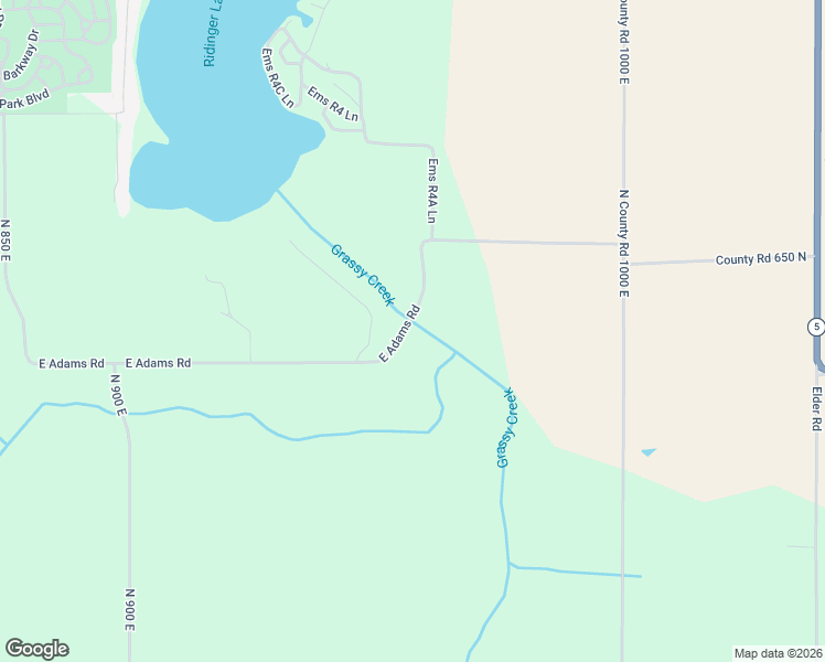 map of restaurants, bars, coffee shops, grocery stores, and more near 9567 East Adams Road in Pierceton