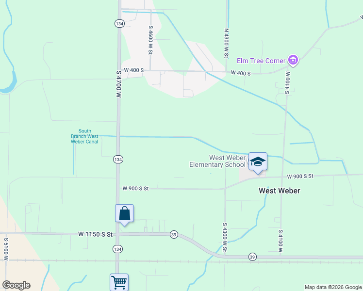 map of restaurants, bars, coffee shops, grocery stores, and more near 4462 West 900 South Street in Ogden