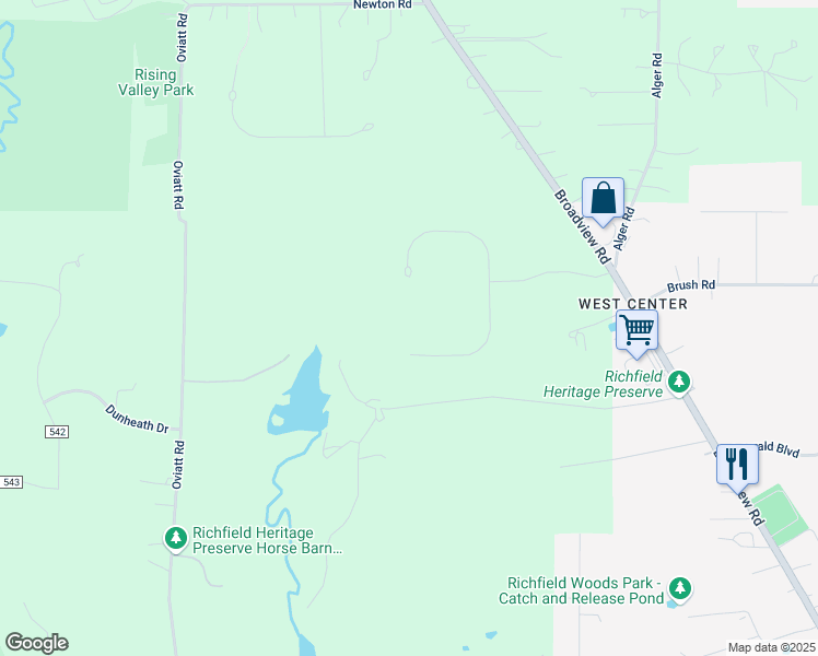 map of restaurants, bars, coffee shops, grocery stores, and more near 4601 Forest Brooke Court South in Richfield