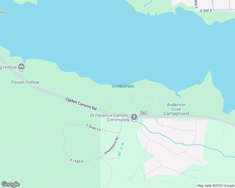 map of restaurants, bars, coffee shops, grocery stores, and more near 6384 725 South in Huntsville