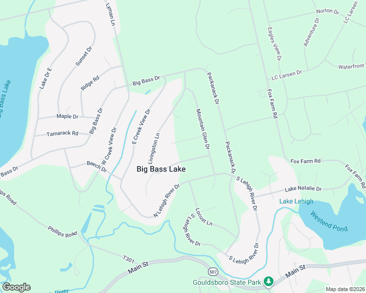 map of restaurants, bars, coffee shops, grocery stores, and more near Livingston Lane in Lackawanna County