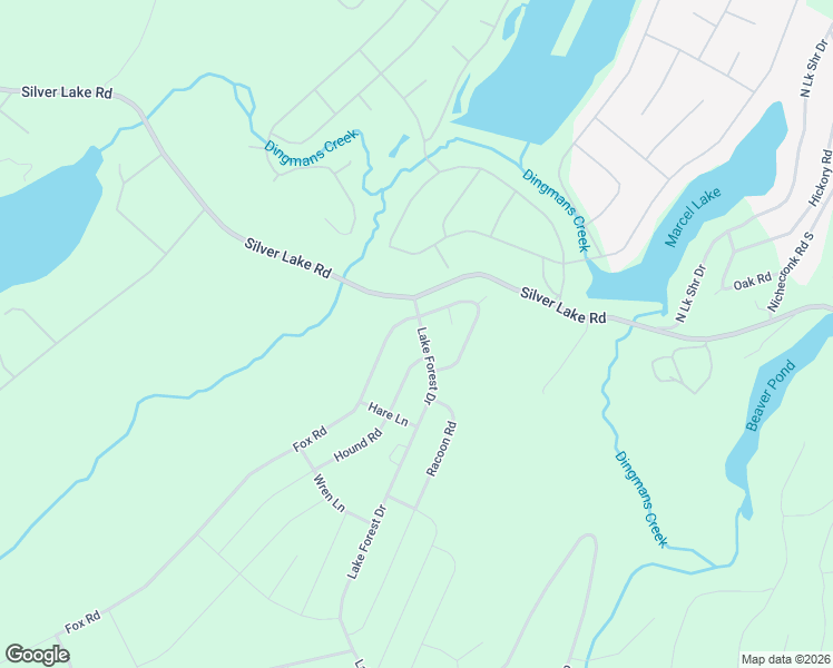map of restaurants, bars, coffee shops, grocery stores, and more near 129 Hound Rd in Dingmans Ferry