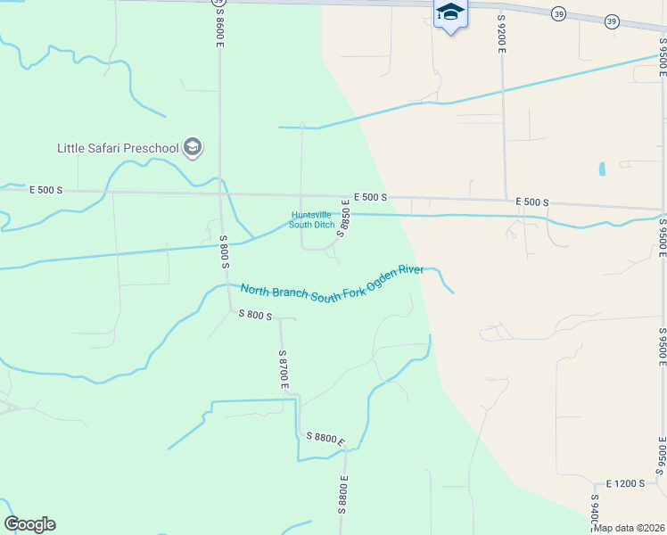 map of restaurants, bars, coffee shops, grocery stores, and more near 8817 Mountain Valley Drive in Huntsville