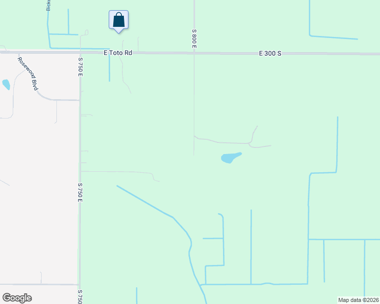map of restaurants, bars, coffee shops, grocery stores, and more near 3455 South 800 East in Knox
