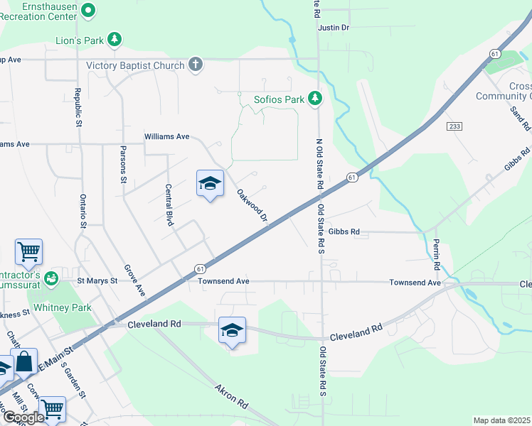 map of restaurants, bars, coffee shops, grocery stores, and more near 279 East Main Street in Norwalk