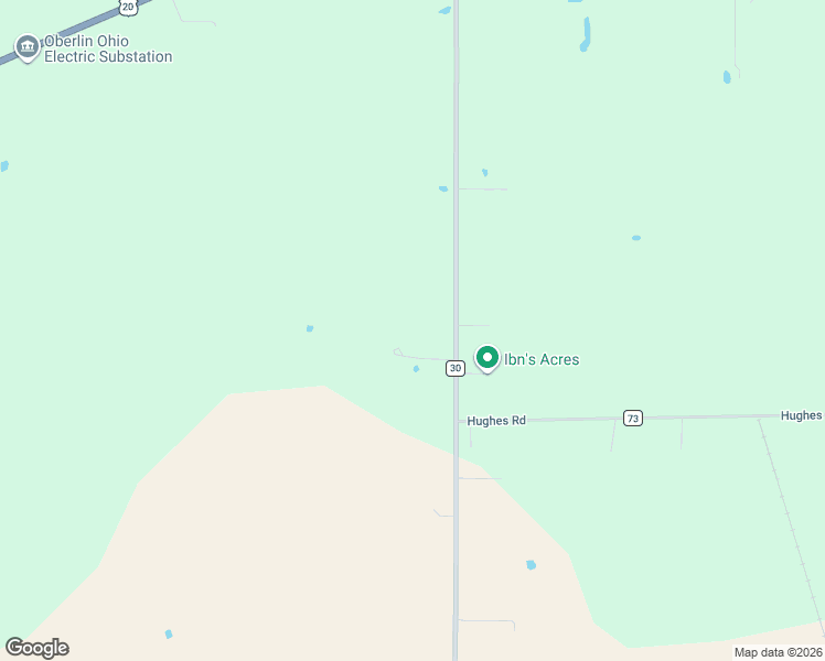 map of restaurants, bars, coffee shops, grocery stores, and more near 15846 Quarry Road in Oberlin