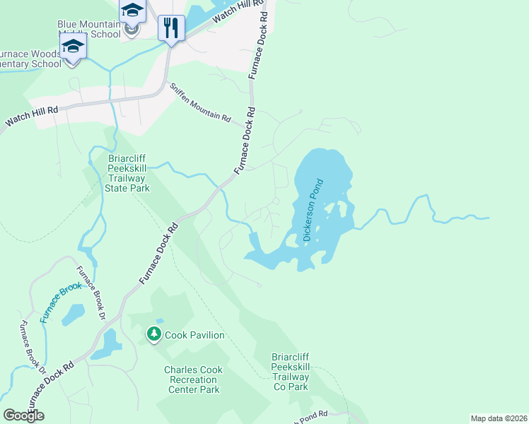 map of restaurants, bars, coffee shops, grocery stores, and more near 341 Furnace Dock Road in Cortlandt Manor
