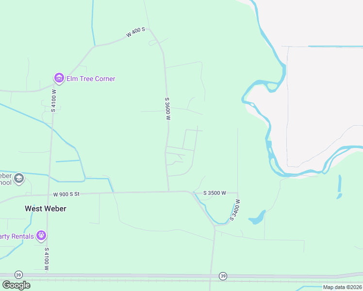 map of restaurants, bars, coffee shops, grocery stores, and more near 719 South 3575 West in Harrisville