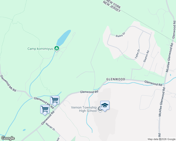 map of restaurants, bars, coffee shops, grocery stores, and more near 2 Vernon View Drive West in Sussex County