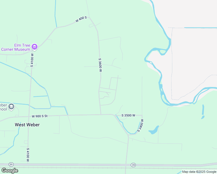 map of restaurants, bars, coffee shops, grocery stores, and more near 719 South 3575 West in Harrisville